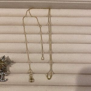 Diamond initial necklace